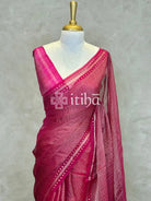 TISSUE KORA MUSLIN SILK SAREE