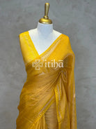 TISSUE KORA MUSLIN SILK SAREE