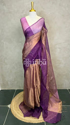 TISSUE KORA MUSLIN SILK SAREE