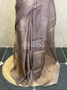 TISSUE KORA MUSLIN SILK SAREE