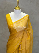 TISSUE KORA MUSLIN SILK SAREE