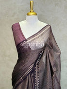 TISSUE KORA MUSLIN SILK SAREE