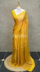 TISSUE KORA MUSLIN SILK SAREE