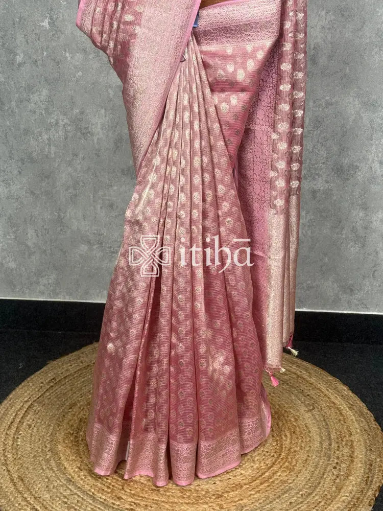 TISSUE ORGANZA BANARASI SAREE