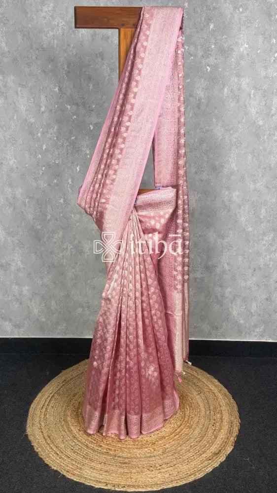 TISSUE ORGANZA BANARASI SAREE