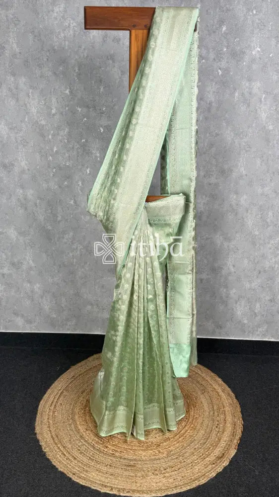 TISSUE ORGANZA BANARASI SAREE