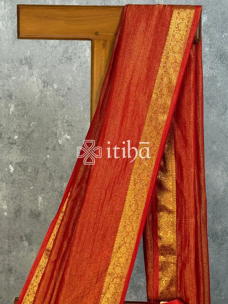 TISSUE SEMI SILK BANARASI SAREE