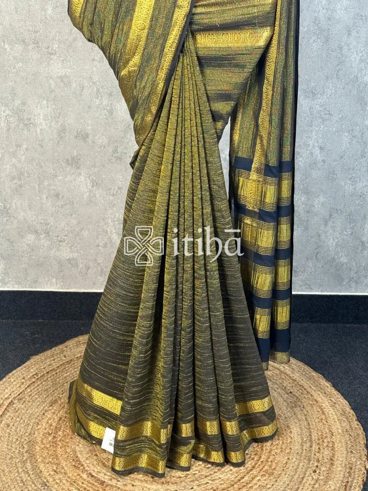 TISSUE SEMI SILK BANARASI SAREE