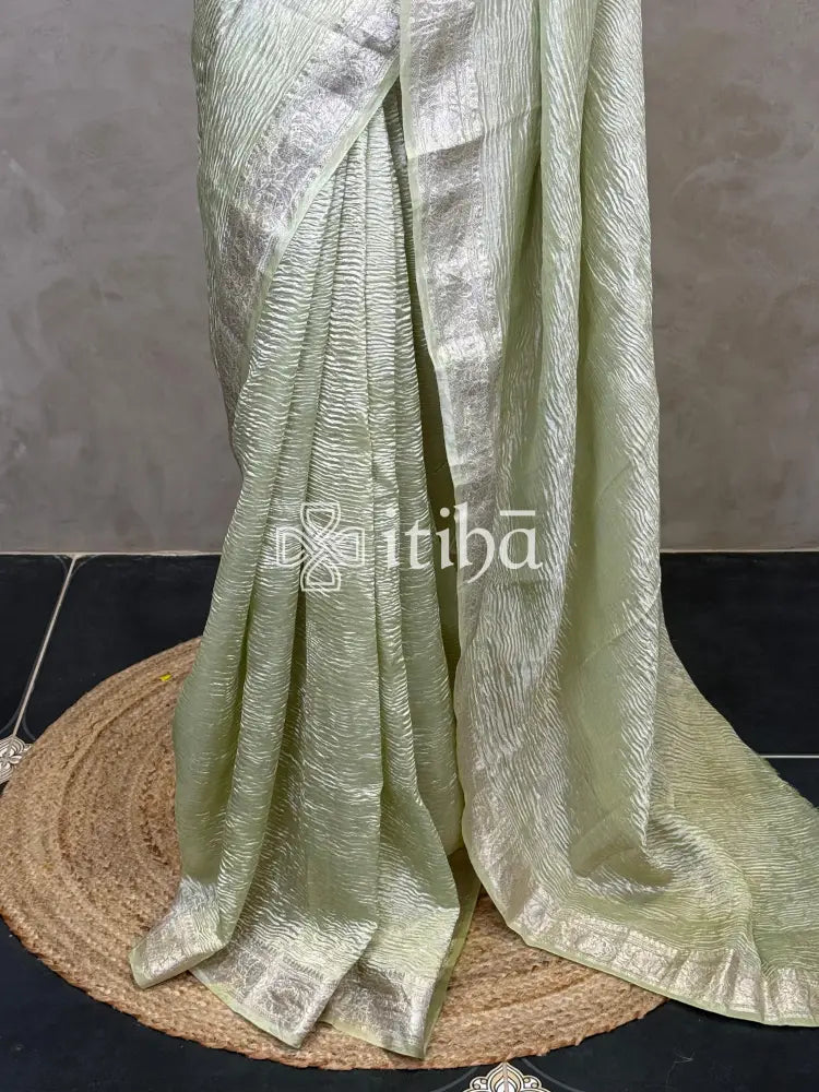 TISSUE SILK ORGANZA BANARASI SAREE