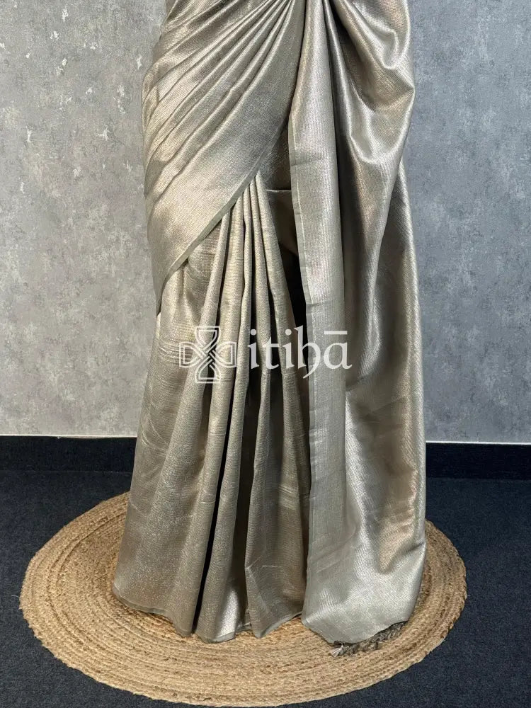 TISSUE SILK ORGANZA BROCAD BANARASI SAREE