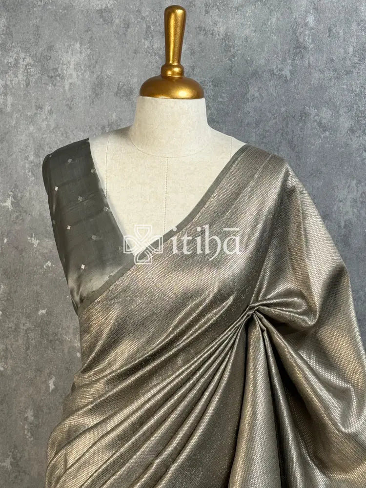 TISSUE SILK ORGANZA BROCAD BANARASI SAREE