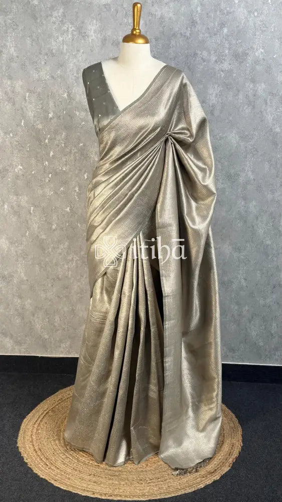 TISSUE SILK ORGANZA BROCAD BANARASI SAREE