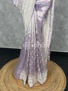 TISSUE SILK ORGANZA EMBROIDERY SAREE