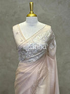 TURKISH APPLIQUE EMBROIDERY SAREE