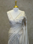 TURKISH APPLIQUE EMBROIDERY SAREE