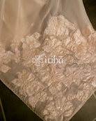 TURKISH APPLIQUE EMBROIDERY SAREE