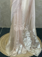 TURKISH APPLIQUE EMBROIDERY SAREE