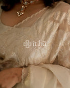 TURKISH APPLIQUE EMBROIDERY SAREE
