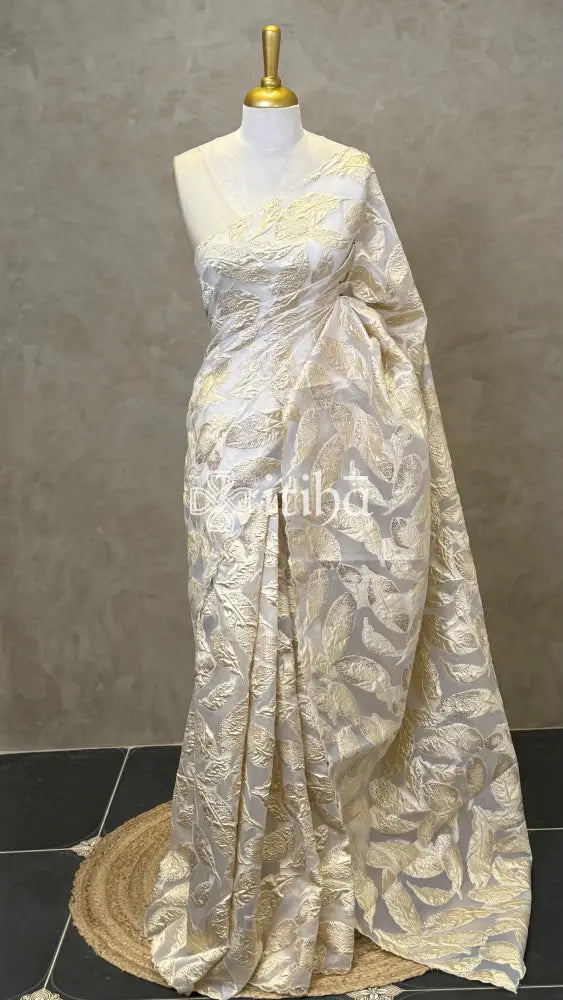 TURKISH ORGANZA DESIGNER SAREE