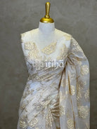 TURKISH ORGANZA DESIGNER SAREE