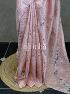 TURKISH ORGANZA DESIGNER SAREE