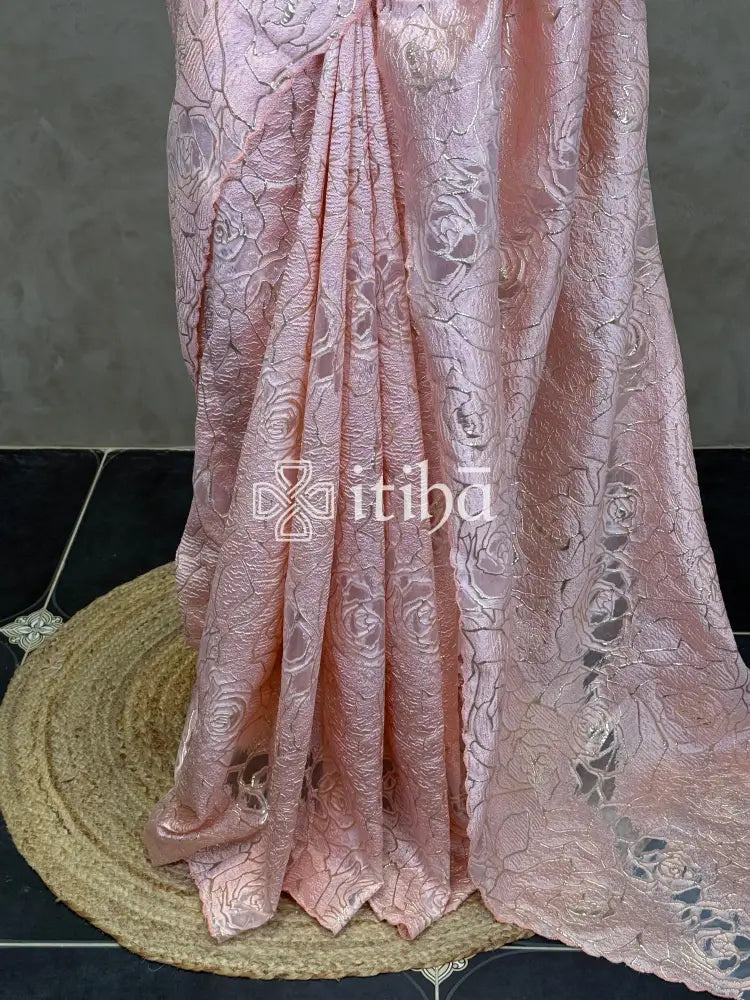 TURKISH ORGANZA DESIGNER SAREE