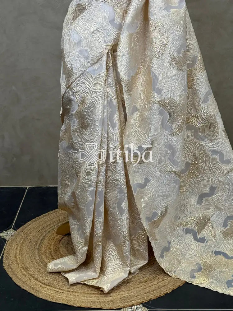 TURKISH ORGANZA DESIGNER SAREE