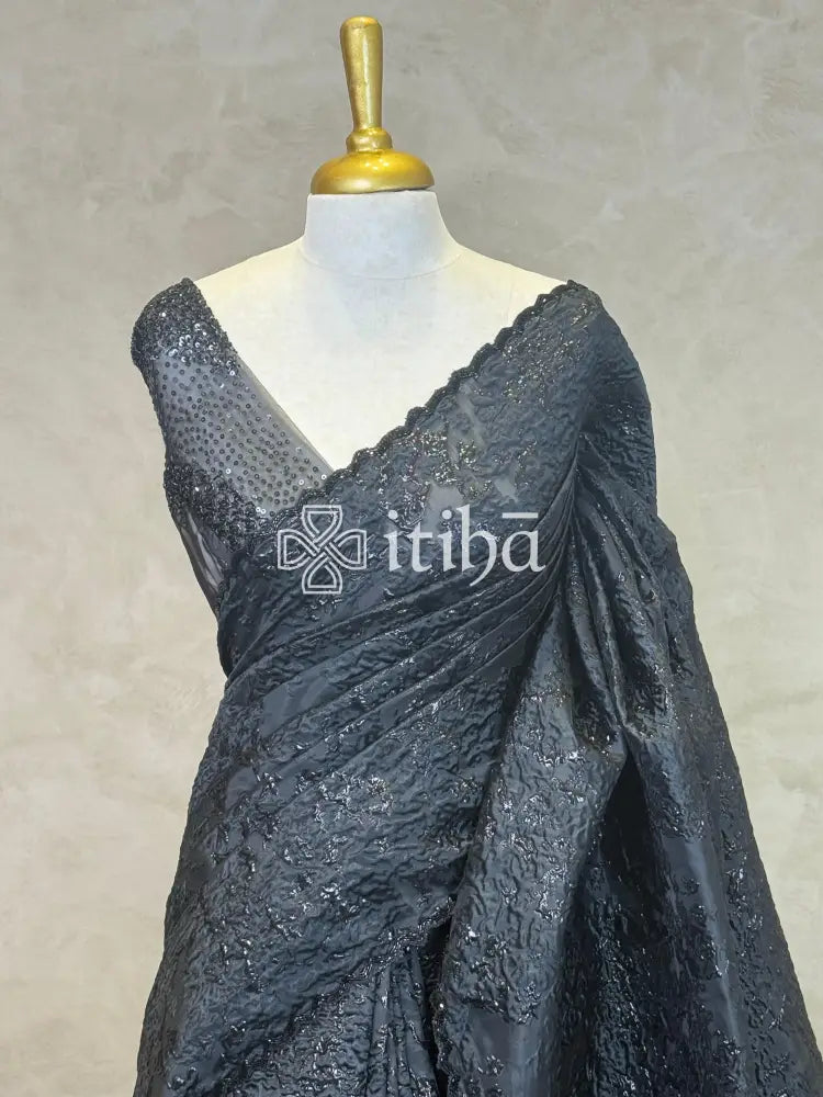 TURKISH ORGANZA DESIGNER SAREE