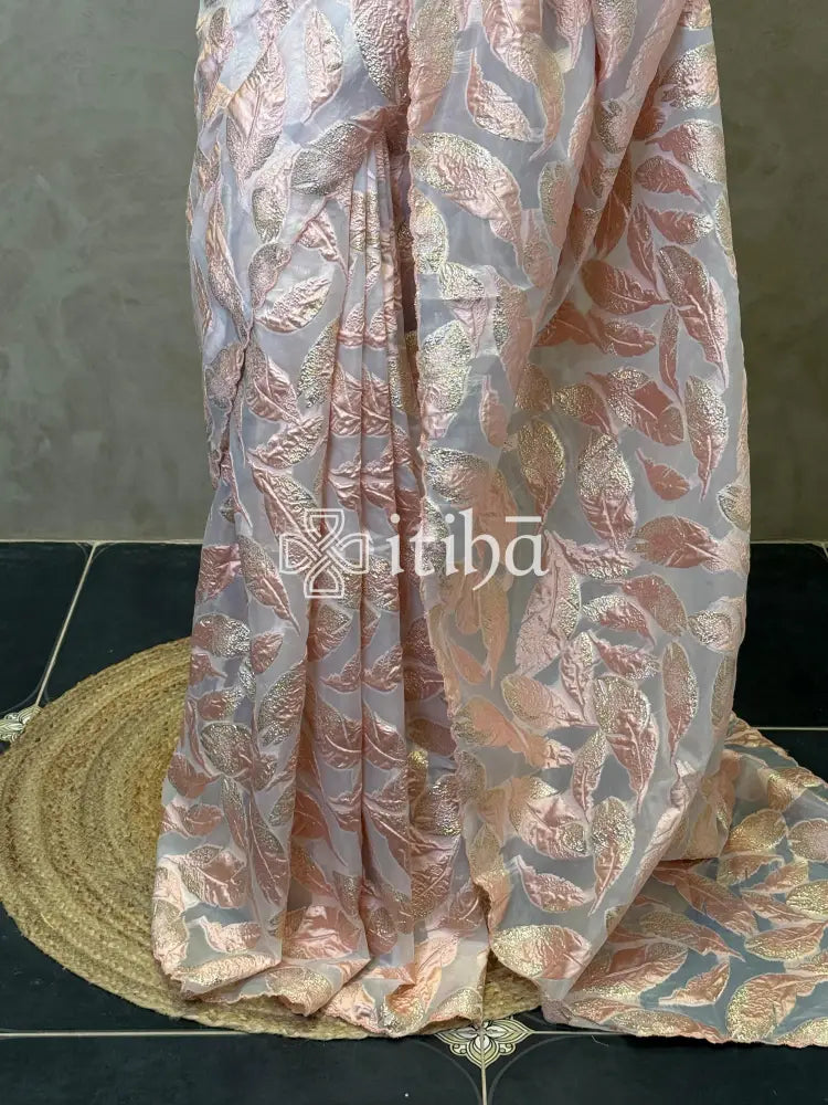 TURKISH ORGANZA DESIGNER SAREE