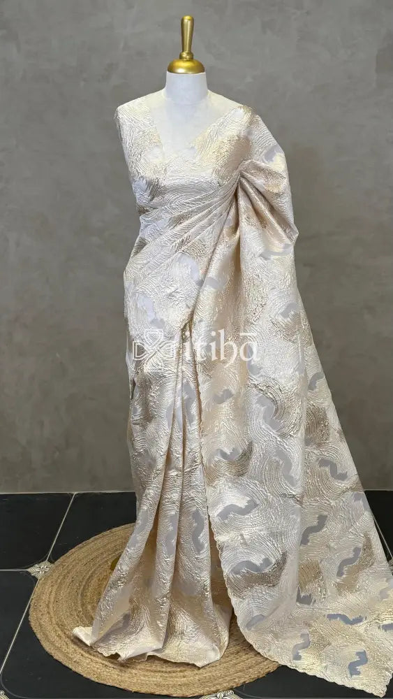 TURKISH ORGANZA DESIGNER SAREE