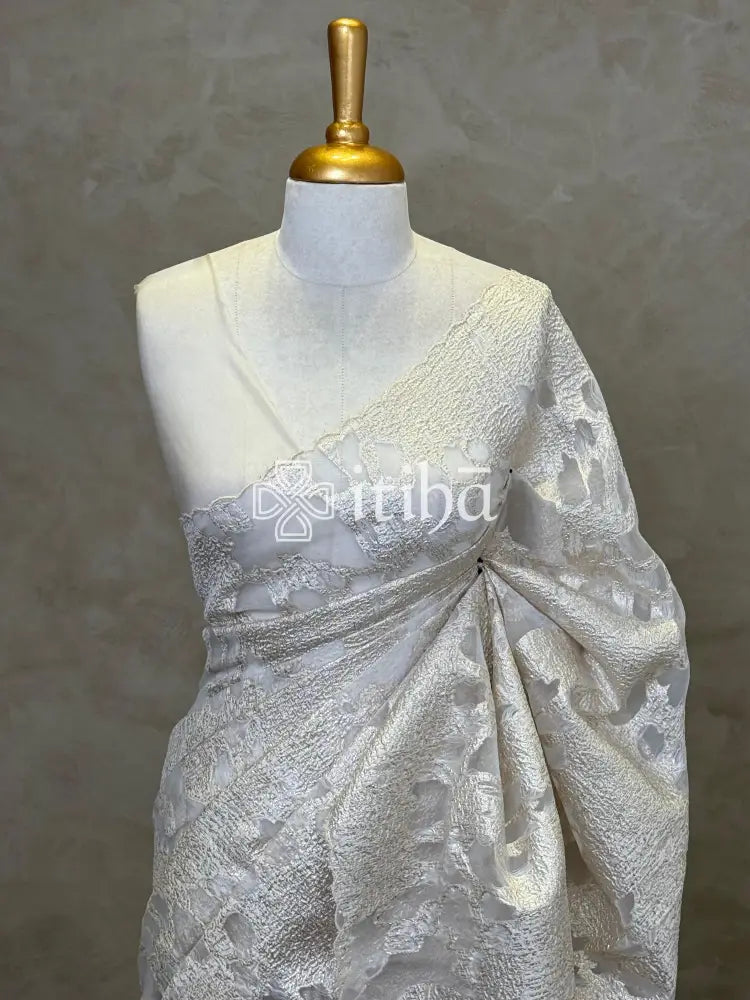 TURKISH ORGANZA DESIGNER SAREE
