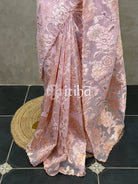 TURKISH ORGANZA DESIGNER SAREE