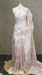 TURKISH ORGANZA DESIGNER SAREE