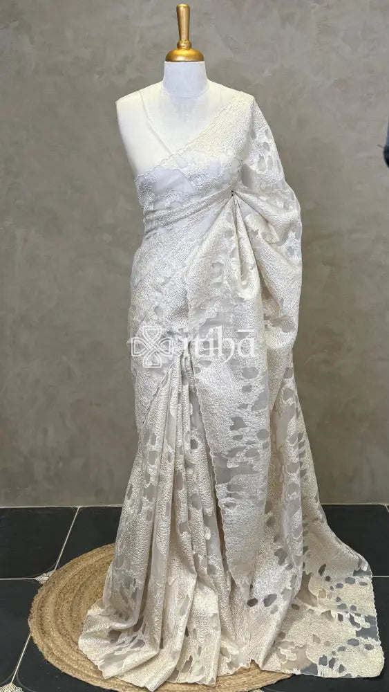 TURKISH ORGANZA DESIGNER SAREE