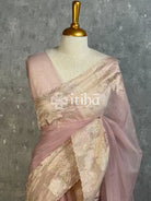 TURKISH ORGANZA EMBROIDERY SAREE