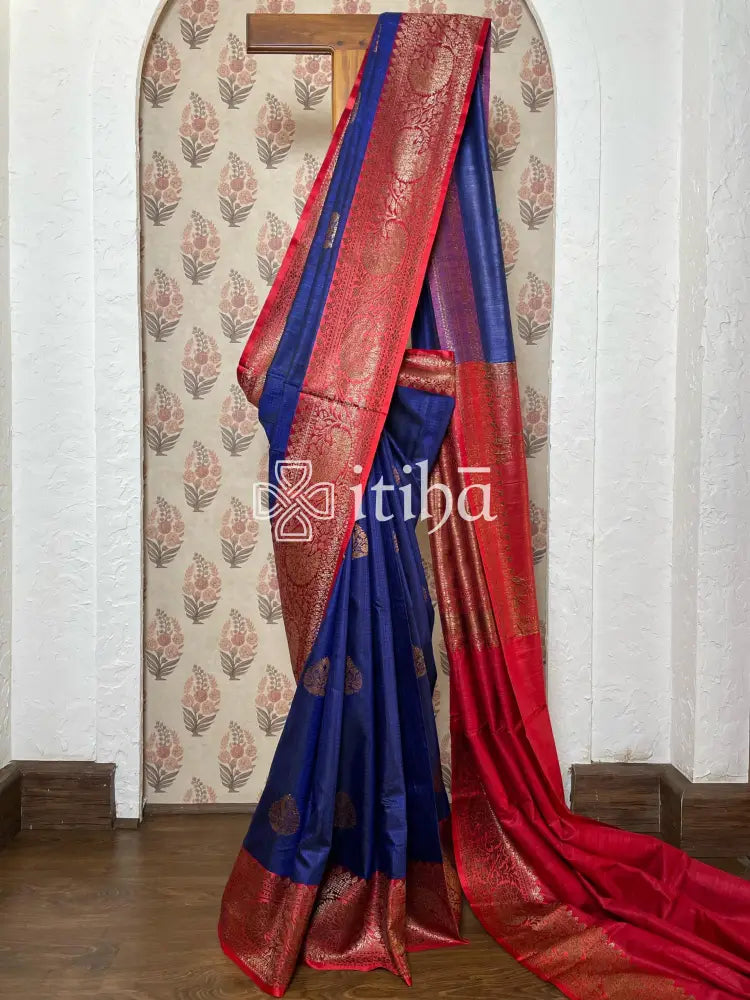 TUSSAR DUPION SILK SAREE