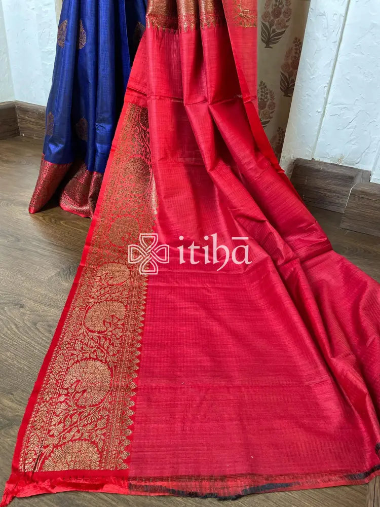TUSSAR DUPION SILK SAREE
