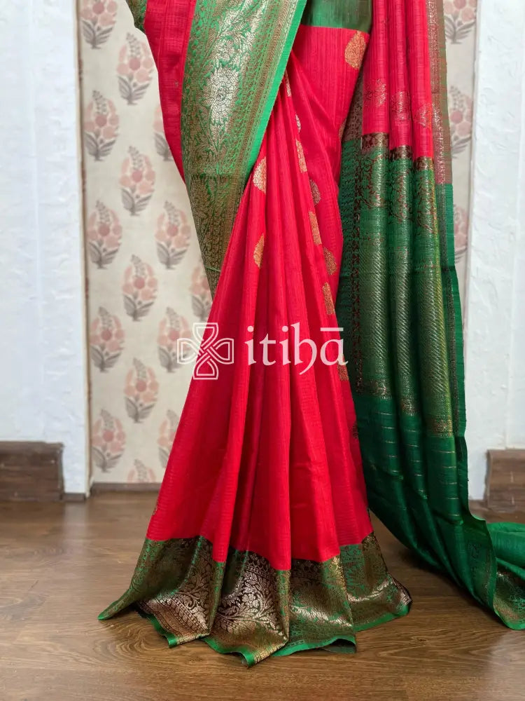 TUSSAR DUPION SILK SAREE