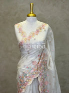 TUSSAR KOTA SILK EMBROIDERY SAREE