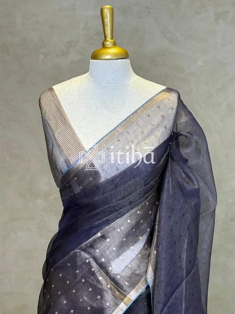 TUSSAR ORGANZA SAREE