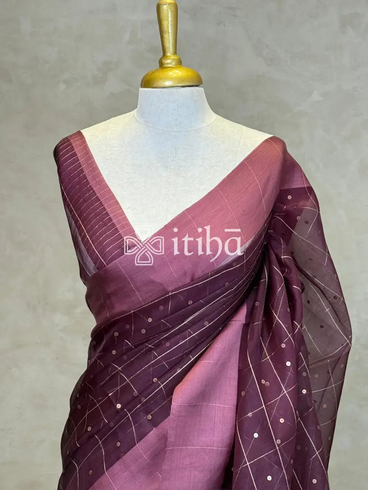 TUSSAR ORGANZA SAREE