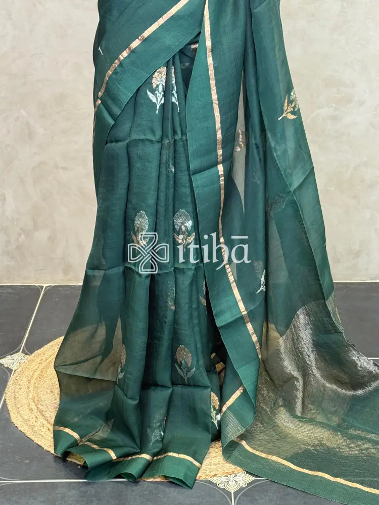 TUSSAR ORGANZA SAREE