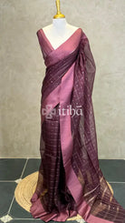 TUSSAR ORGANZA SAREE