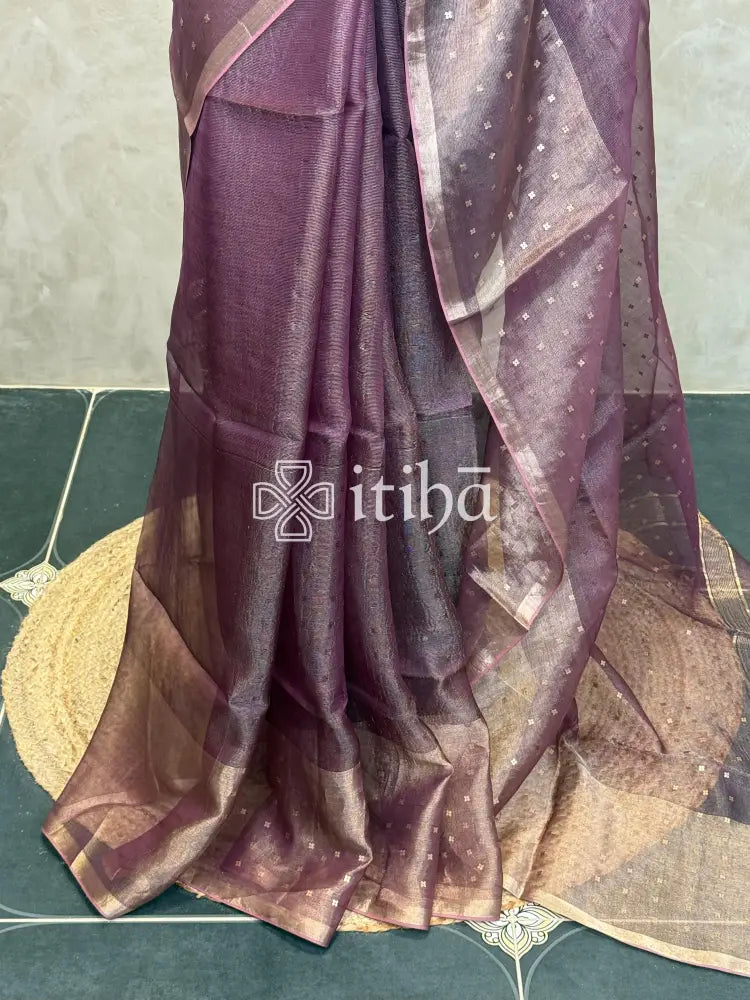 TUSSAR ORGANZA SAREE