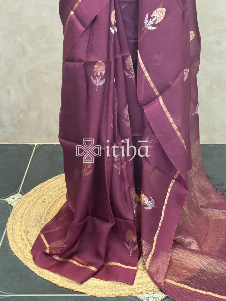 TUSSAR ORGANZA SAREE