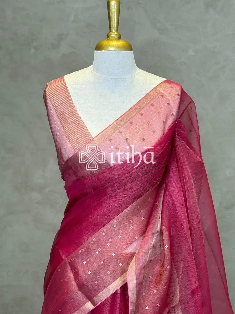 TUSSAR ORGANZA SAREE