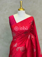 TUSSAR RAW SILK MEENAKARI BANARASI SAREE