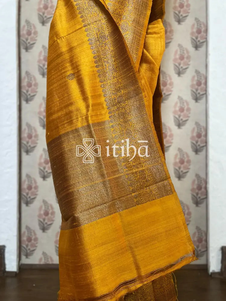 TUSSAR RAW SILK SAREE