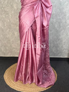 TUSSAR SILK APPLIQUE EMBROIDERY SAREE