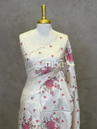 TUSSAR SILK EMBROIDERY SAREE